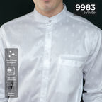 Koko Batik Syam Lengan Panjang 9983 White