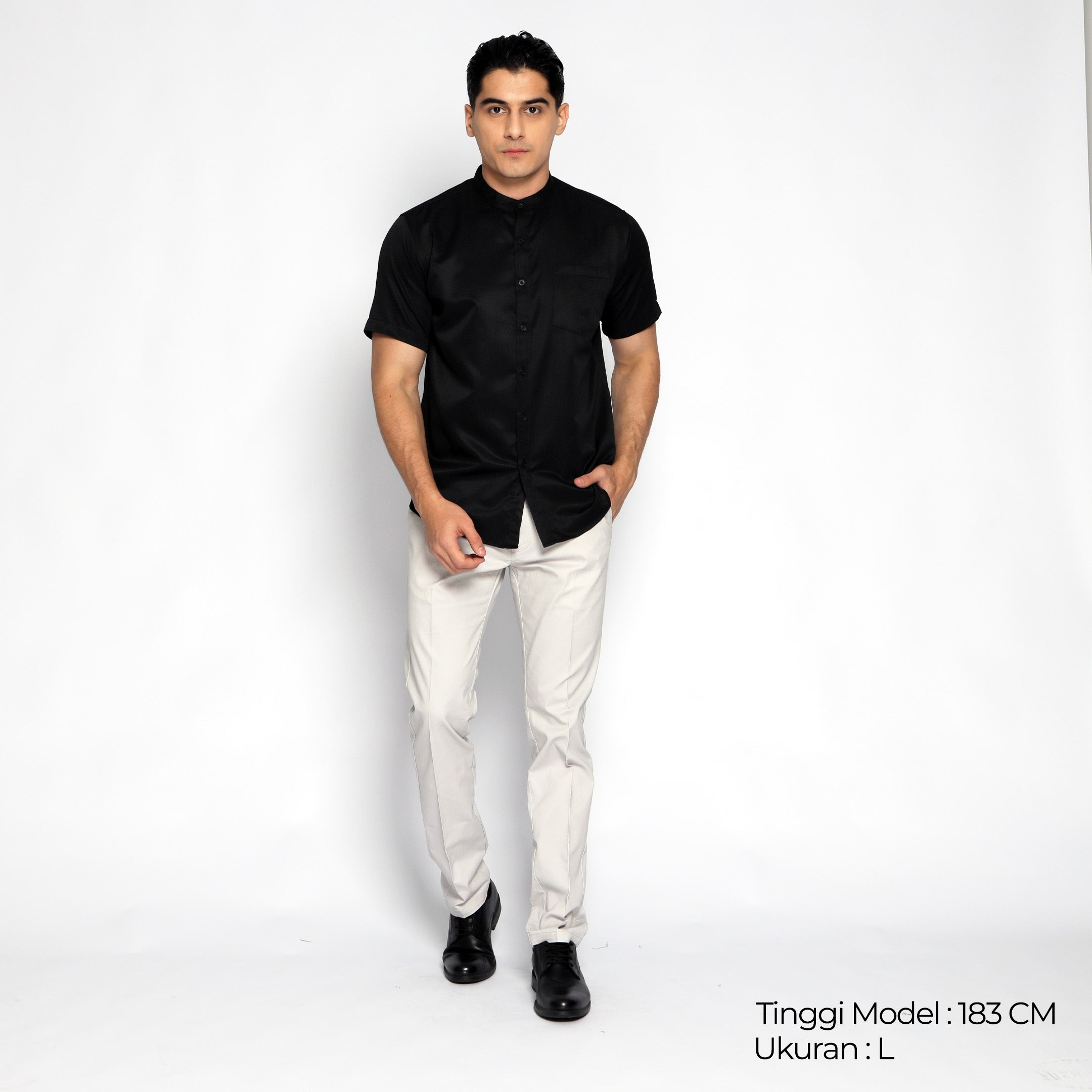 Koko Shanghai Lengan Pendek 2235 Black
