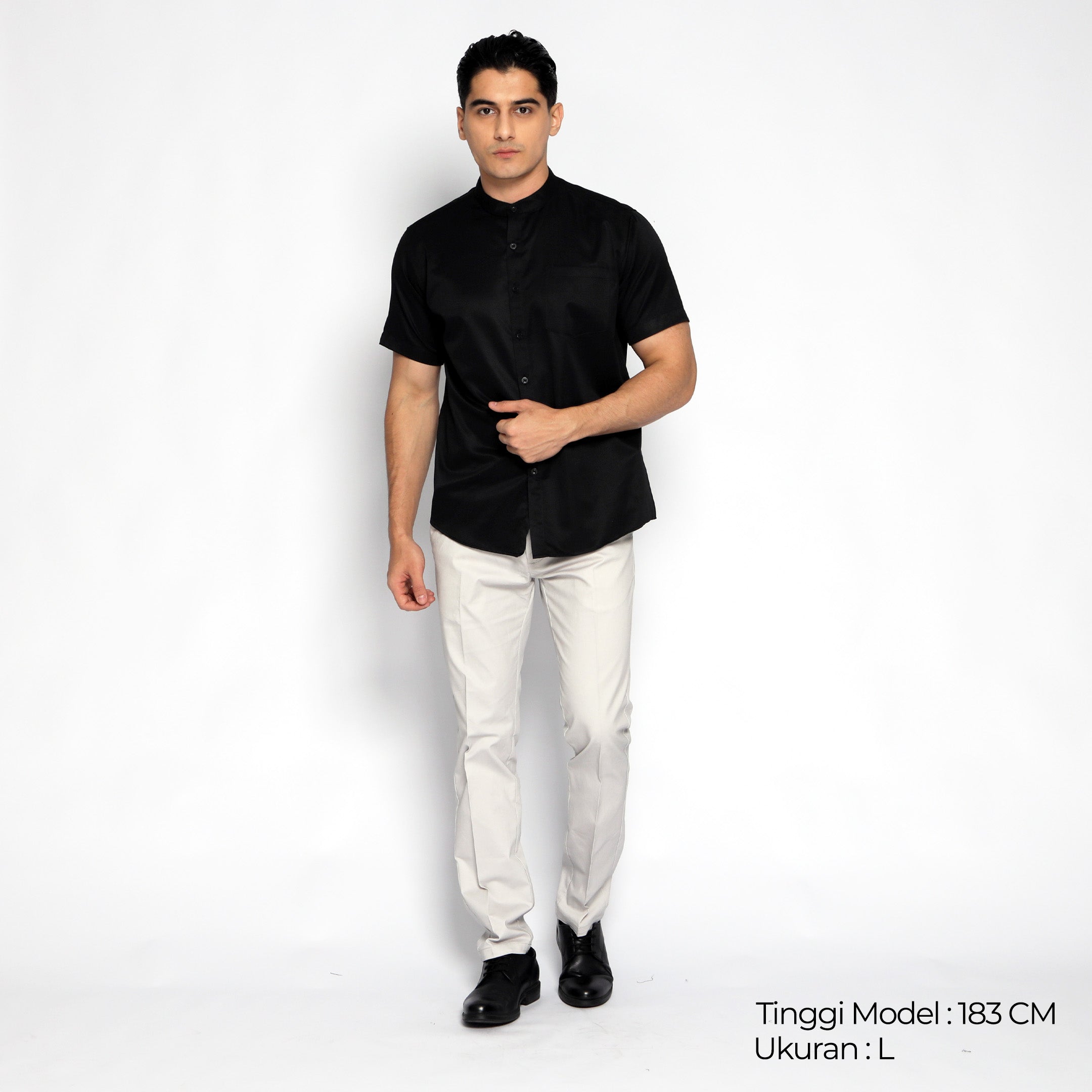 Koko Shanghai Lengan Pendek 2235 Black
