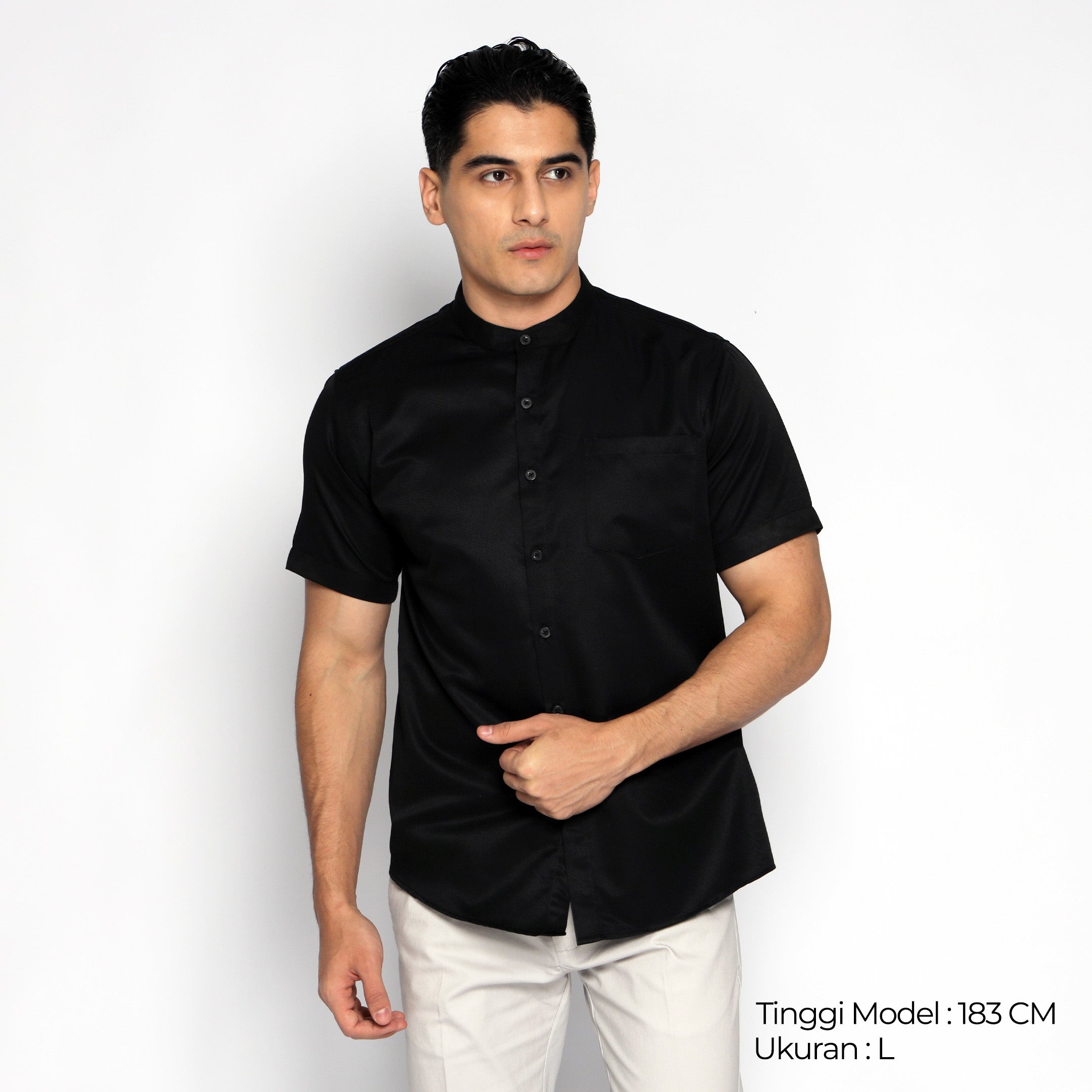 Koko Shanghai Lengan Pendek 2235 Black