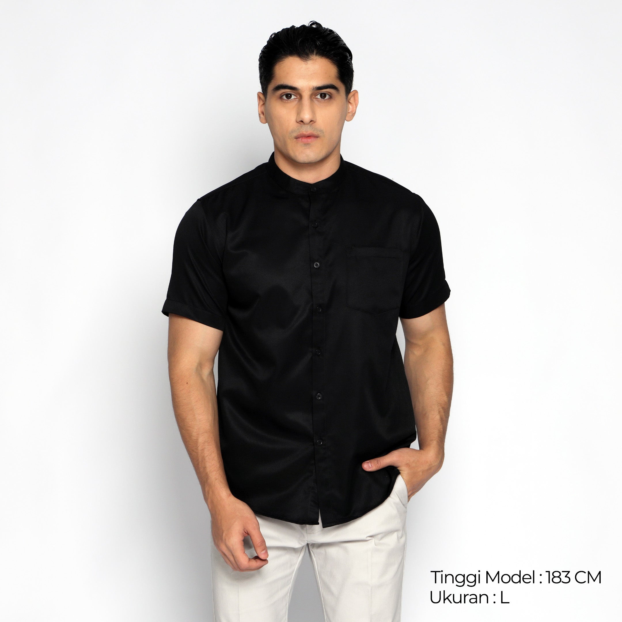 Koko Shanghai Lengan Pendek 2235 Black