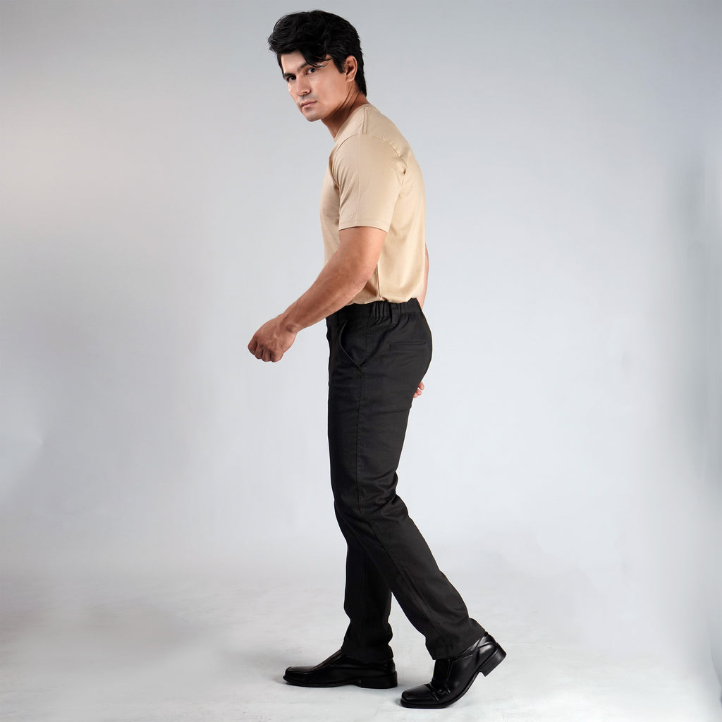 Alterra x Casella Celana Panjang Chinos Stretch Regular Fit Black