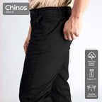Alterra x Casella Celana Panjang Chinos Stretch Regular Fit Black