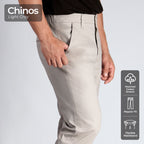 Alterra x Casella Celana Panjang Chinos Stretch Regular Fit Light Grey