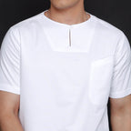 Kurta Umar Solid Lengan Pendek 3003 White