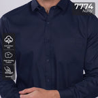 Kemeja Premium Gallant Lengan Panjang 7774 Navy