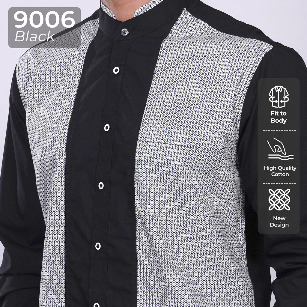 Koko Rashid Lengan Panjang 9006 Black