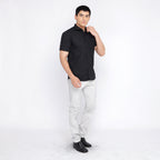 Kemeja Gallant Basic Lengan Pendek 2233 Black