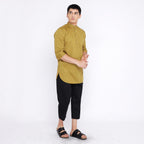 Kurta Hamzah Basic Lengan ¾ 5003 Gold