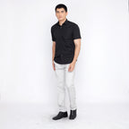 Kemeja Gallant Basic Lengan Pendek 2233 Black