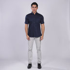 Kemeja Premium Gallant Lengan Pendek 2334 Navy