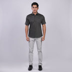Kemeja Premium Gallant Lengan Pendek 2334 Dark Grey