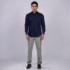 Kemeja Premium Gallant Lengan Panjang 7774 Navy