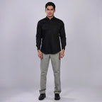 Kemeja Premium Gallant Lengan Panjang 7774 Black