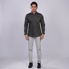 Kemeja Premium Gallant Lengan Panjang 7774 Dark Grey