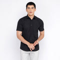 Kemeja Gallant Basic Lengan Pendek 2233 Black