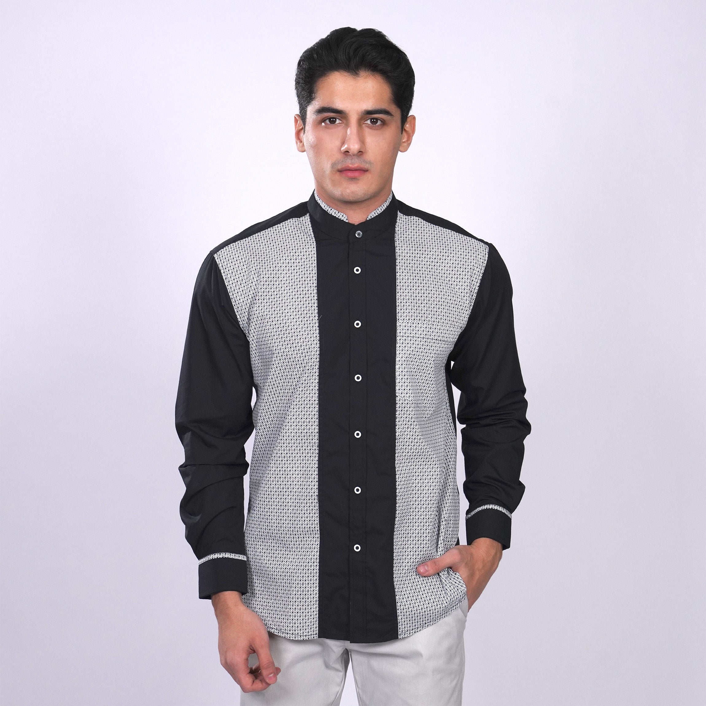 Koko Rashid Lengan Panjang 9006 Black
