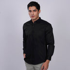 Kemeja Premium Gallant Lengan Panjang 7774 Black