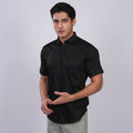 Kemeja Premium Gallant Lengan Pendek 2334 Black