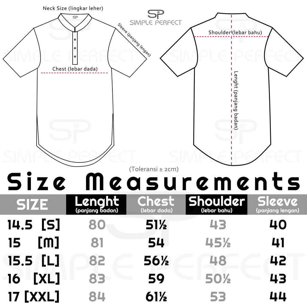 Kurta Hamzah Basic Lengan ¾ 5003 Navy