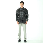 Koko Batik Syam Lengan Panjang 9983 Black