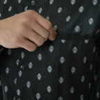 Koko Batik Syam Lengan Panjang 9983 Black