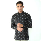 Koko Batik Syam Lengan Panjang 9982 Black